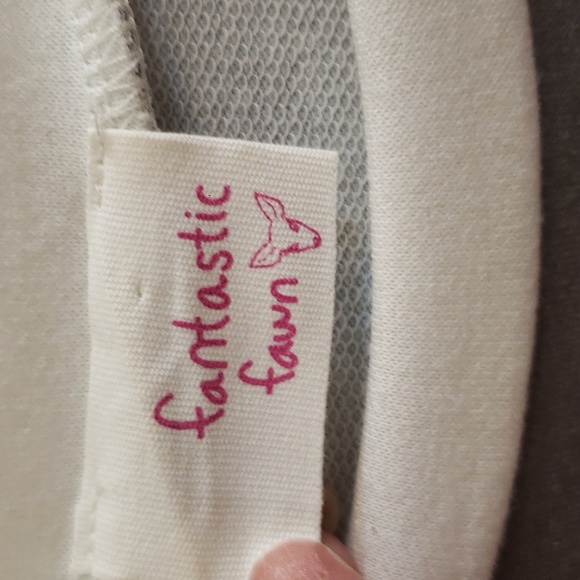 Pink & gray striped sweatshirt - Picture 2 of 5